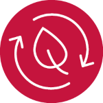 Zukunft gestalten Icon Natürlich nachhaltig