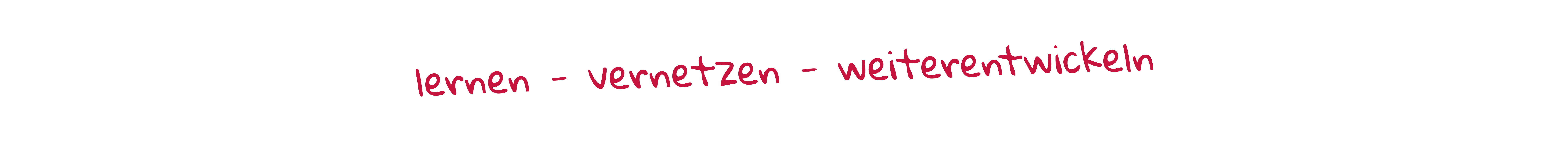 lernen, vernetzen, weiterentwickeln